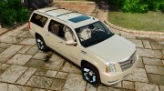 Cadillac Escalade ESV 2012 para GTA 4 miniatura 9