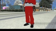 Красные штаны Санта Клауса для GTA San Andreas миниатюра 2