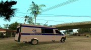 ГАЗель NEXT Полиция para GTA San Andreas miniatura 6