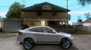 BMW X6 для GTA San Andreas миниатюра 5