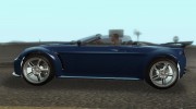 GTA V Dewbauchee Rapid GT Cabrio para GTA San Andreas miniatura 2