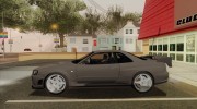Nissan Skyline GT-R V-Spec II для GTA San Andreas миниатюра 6