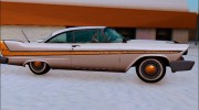 1958 Plymouth Fury для GTA San Andreas миниатюра 2