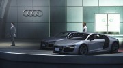 Audi R8 5.2 FSI V10 Plus Quattro S Tronic для GTA 5 миниатюра 4