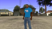 CJ в футболке (Pepsi) для GTA San Andreas миниатюра 2