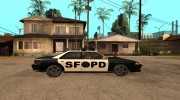 Sultan SFPD para GTA San Andreas miniatura 2
