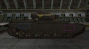 Контурные зоны пробития Centurion Mk. 7/1 для World Of Tanks миниатюра 5