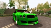 Bentley Continental GT для GTA San Andreas миниатюра 4