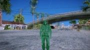 Green Solider from Army Men Serges Heroes 2 (DC) для GTA San Andreas миниатюра 1