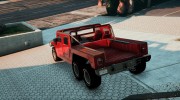 Hummer H1 6X6 для GTA 5 миниатюра 3