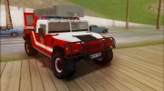 Hummer H1 Fire для GTA San Andreas миниатюра 1