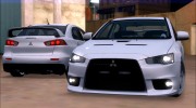 Mitsubishi Lancer X Evolution для GTA San Andreas миниатюра 3