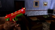 Новогодняя Beretta M9 из WarFace для GTA San Andreas миниатюра 1