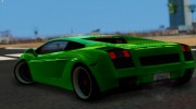 2005 Lamborghini Gallardo для GTA San Andreas миниатюра 5