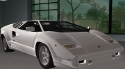 Lamborghini Countach 1988 25th Anniversary para GTA Vice City miniatura 1
