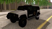 Mammoth Patriot San Andreas Sheriff SUV para GTA San Andreas miniatura 1