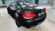 BMW M3 E92 для GTA 4 миниатюра 3