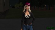 Eva v2 girl skin для GTA San Andreas миниатюра 1