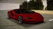 Lamborghini Centenario LP770-4 Full Featured White Rims for GTA San Andreas miniature 1