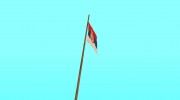 Serbian flag on mount Chiliad для GTA San Andreas миниатюра 1