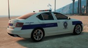 Skoda Octavia Türk Polis Arabası para GTA 5 miniatura 3