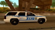 Chevrolet Tahoe NYPD 2010 for GTA San Andreas miniature 3