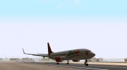 Boeing 737-800 Zest Air para GTA San Andreas miniatura 4