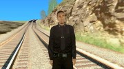 Black Cop Marcus для GTA San Andreas миниатюра 1