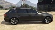 Audi RS4 Avant 2013 для GTA 5 миниатюра 6