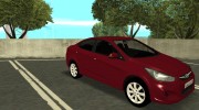 Hyundai Solaris для GTA San Andreas миниатюра 4