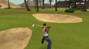HQ Клюшка для гольфа (With HD Original Icon) para GTA San Andreas miniatura 4