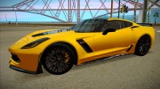 2015 Chevrolet Corvette C7.R Z06 для GTA San Andreas миниатюра 4