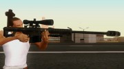 COD 4 MW Remastered Barrett M82 para GTA San Andreas miniatura 1