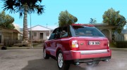 Range Rover Sport 2007 для GTA San Andreas миниатюра 3