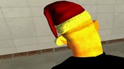 Новогодняя шапка для Pulaski for GTA San Andreas miniature 3