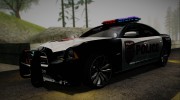 2012 Dodge Charger SRT8 Police interceptor LSPD para GTA San Andreas miniatura 3