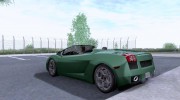 Lamborghini Gallardo Spyder для GTA San Andreas миниатюра 2