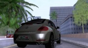 Volkswagen Beetle 2012 para GTA San Andreas miniatura 3