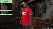 Футболка Manchester United для Франклина para GTA 5 miniatura 3