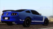 Ford Mustang Boss 302 2013 para GTA San Andreas miniatura 11