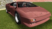 Lamborghini Diablo VTTT Black Revel for GTA Vice City miniature 1