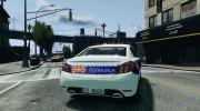 Peugeot 508 Macedonian Police для GTA 4 миниатюра 4