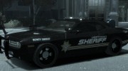 2010 Dodge Challenger - Liberty Sheriff для GTA 4 миниатюра 6