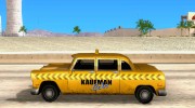 Kaufman Cab 1992 для GTA San Andreas миниатюра 2