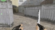 Zebra Knife para Counter Strike 1.6 miniatura 1