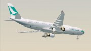 Airbus A330-300 Cathay Pacific для GTA San Andreas миниатюра 5