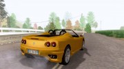 Ferrari 360 Spider для GTA San Andreas миниатюра 3
