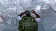 Тёмно - зелёный рюкзак бойца SAS из игры Hidden And Dangerous 2 для GTA San Andreas миниатюра 2