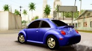 Volkswagen New Beetle para GTA San Andreas miniatura 2