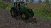 John Deere 6150M para Farming Simulator 2015 miniatura 6